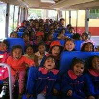 CW NEW school bus in full use to and from school