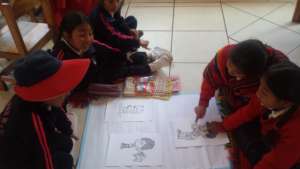 Little 4&5 y/o learn basic health care