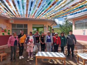 parents work together to create a CW project