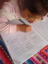 New to school this little one is just learning