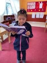 second grader Zafiro writes & reads her poem