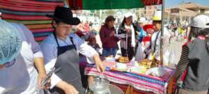 Mothers food kiosk for their region
