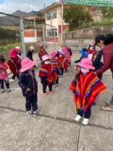 Little ones learn about dancing and line up time