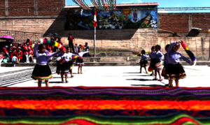 Kindergarten girls dance