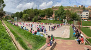 Celebration for all students at public park