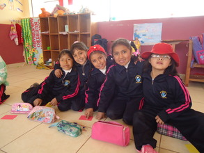 Girls are ready to begin school