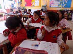 Student gazes off thinking....