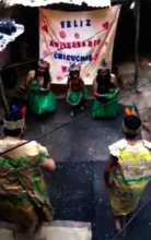 entire family dance jungle style for anniversary