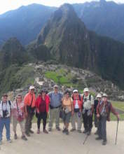 CW tour group thrilled at Machu Picchu