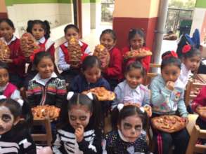 Visitors gifted all 126 students their pan WAWA