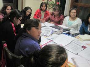 Teacher's Saturday workshop in director's home