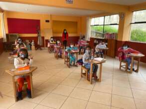 Girls return to school-find their new grade class