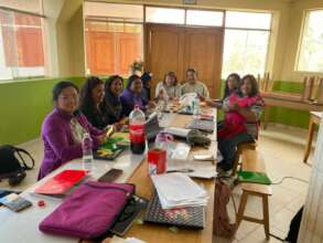 Teachers meet to plan class curriculum