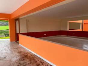 View of classroom, tile floor & large window areas