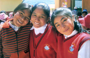 Girls who recognize their future is brighter now