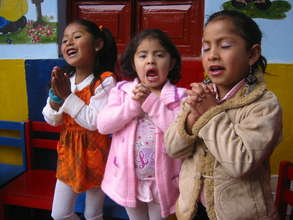 Singing for their presentation in talent show