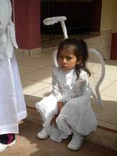 Christmas angel-forgot her part in the play