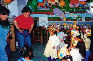 1997-our first class, Ruth & Gloria the teachers