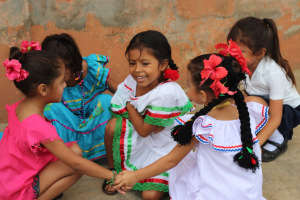 Dia de Patria with our preschoolers!