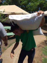 100 pounds of rice is heavier than you'd think!