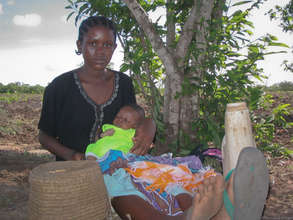 Child-mother in Kenya