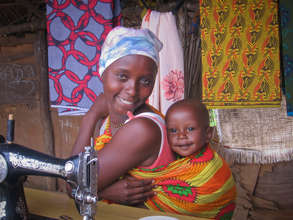 Young single mother with a sustainable skill