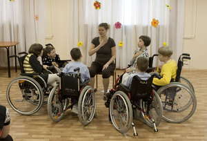 Children at the Dancing Lesson