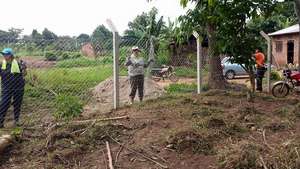fencing up