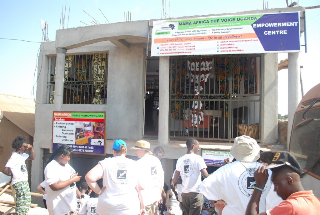 Our offices in the slums