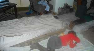 Bed Time at Mama Africa for some of the little chi