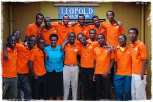 This is Jean Claude's family at Agahozo-Shalom