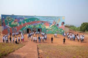 CTP Youth Peace campers in a group activity.