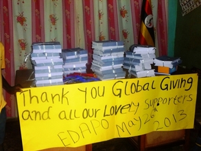 reg.School Book,pens and pencils in EDAPO office.