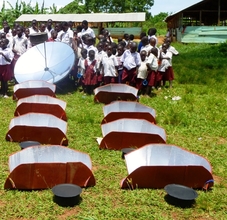 Solar cookers for EDAPO children