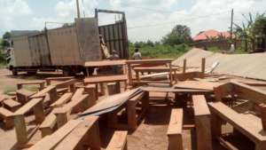 lOADING SCHOOL MATERIALS FROM OLD TO NEW SITE