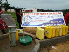 Clean water well at EDAPO