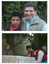 Isai with Jeff (top) and Conal with Amy and Laurel