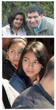 Jeff with Shirley (top) and Jessica