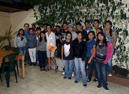 The morning class in CT education program