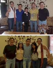 Co-founders with the six selected students