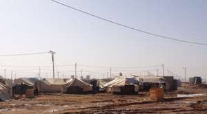 The expansive Za'atari Refugee Camp, Jordan