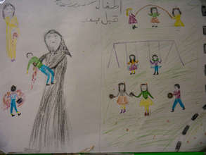 A Child Illustrates the Violence in Syria