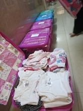 baby baskets given to each mother in the program