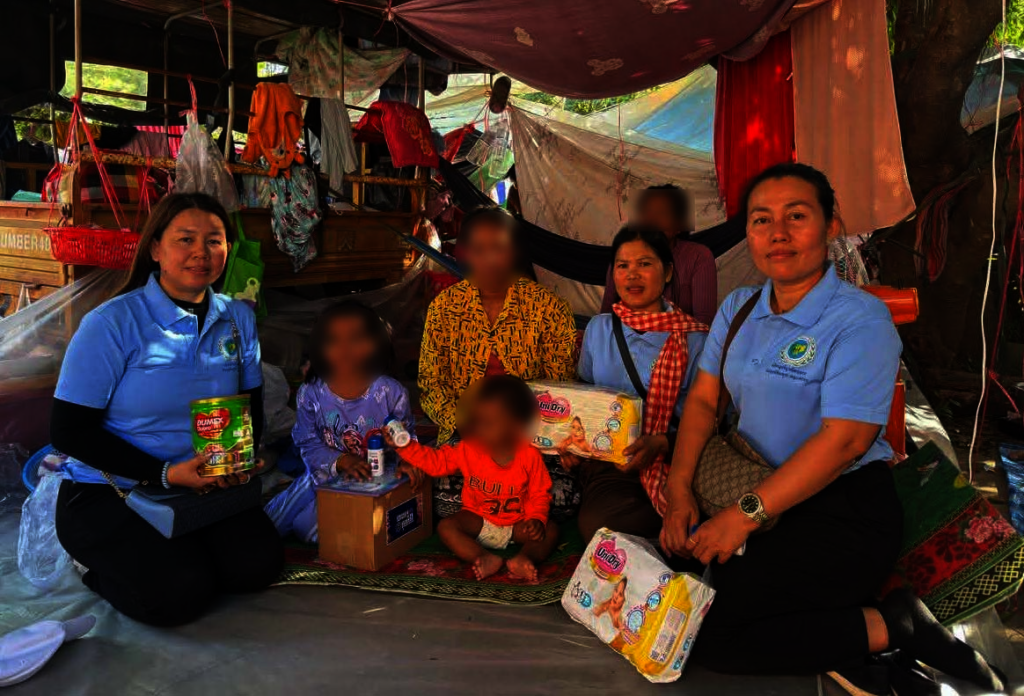 Delivering essential aid.