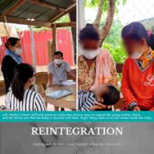 Reintegration. Making sure the baby is accepted.