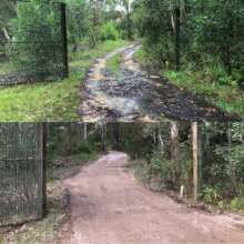 Road before and after!