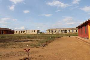 The dorms are under construction