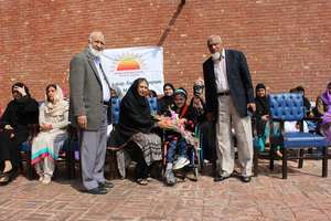 The founders with the children