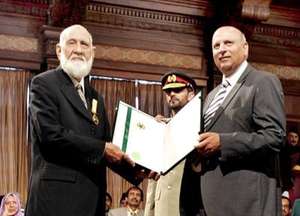 Dr. Abdul Tawwab with Tamgha e Imtiaz