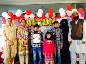 Student with prize